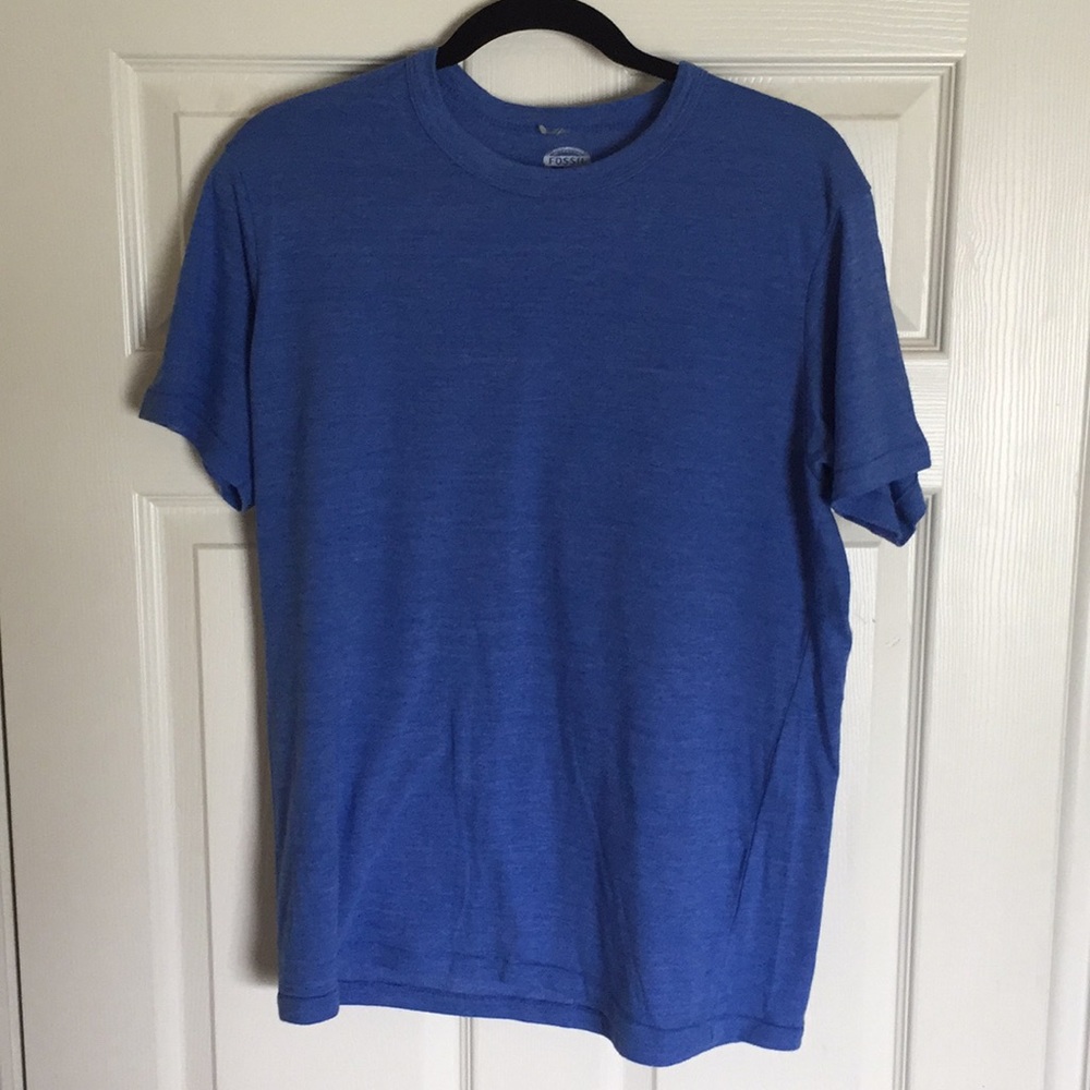 FOSSIL vntg tshirt blue L *super soft